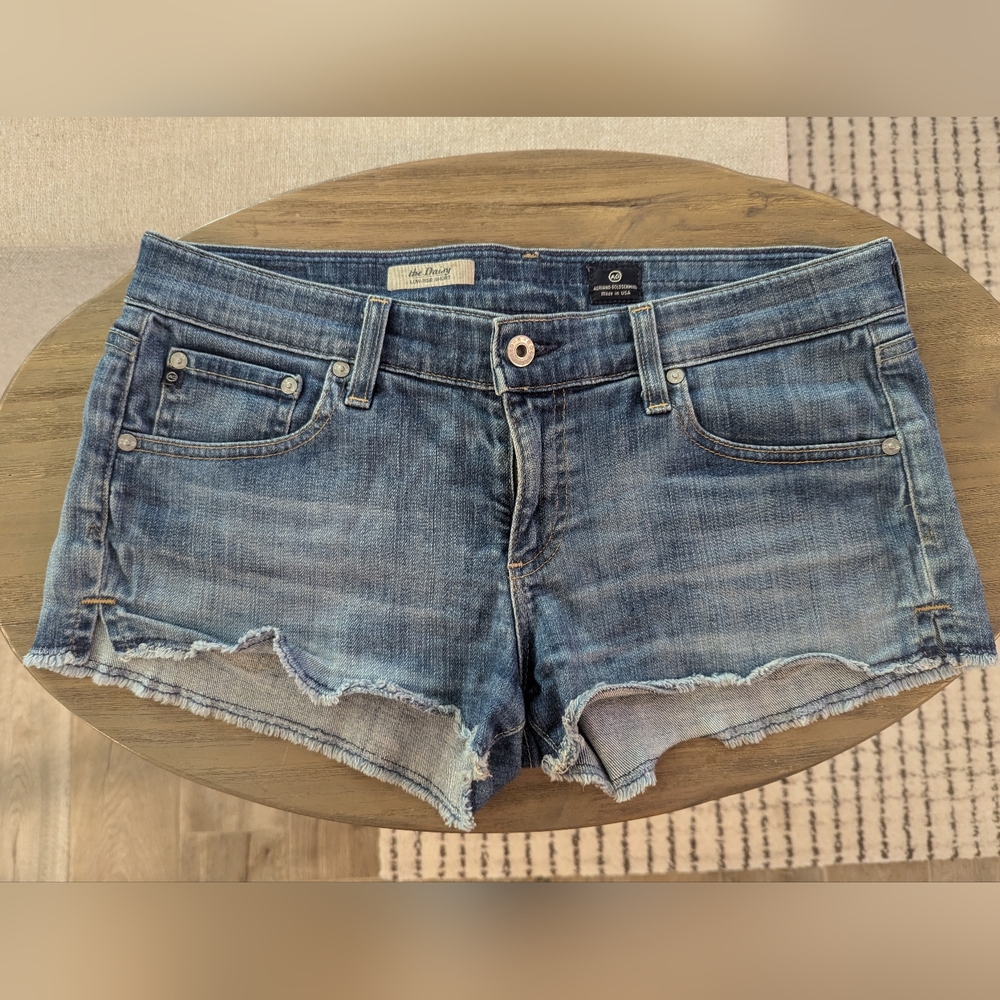 AG Adriano Goldschmeid The Daisy Low Rise Shorts sz30